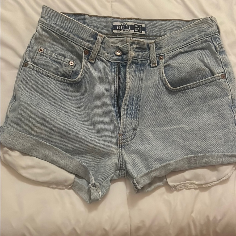 Women's Light Blue Denim Shorts